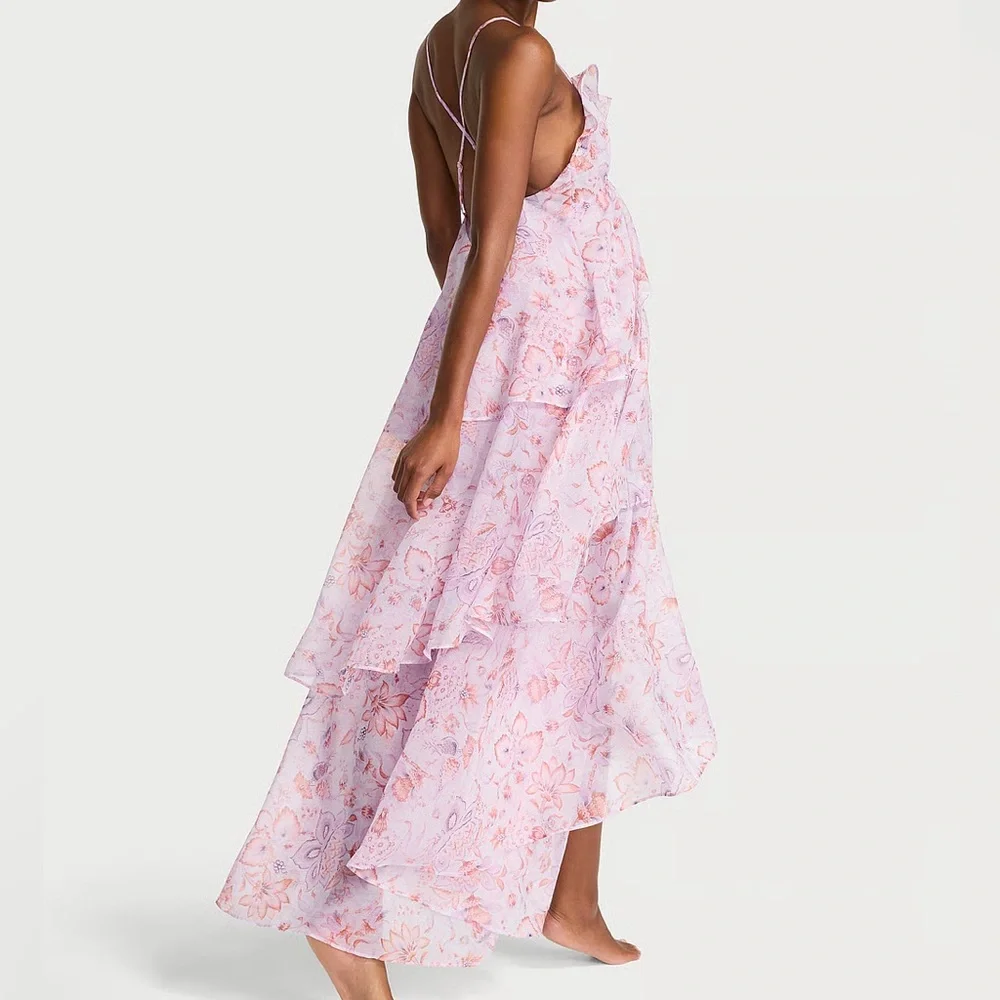 Victoria’s Secret Chiffon Maxi Dress - Picture 3 of 8